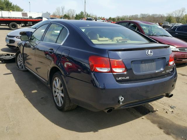 JTHCH96S960018927 - 2006 LEXUS GS GENERAT BLUE photo 3