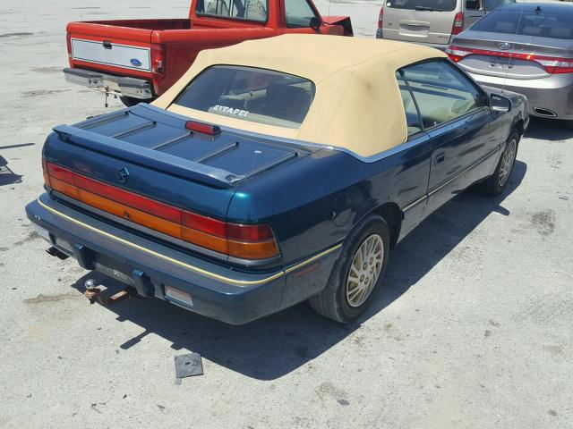 1C3XU4535PF633540 - 1993 CHRYSLER LEBARON 绿色 照片 4