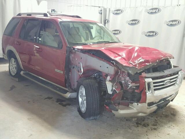 1FMEU64836UA23041 - 2006 FORD EXPLORER E BURGUNDY photo 1