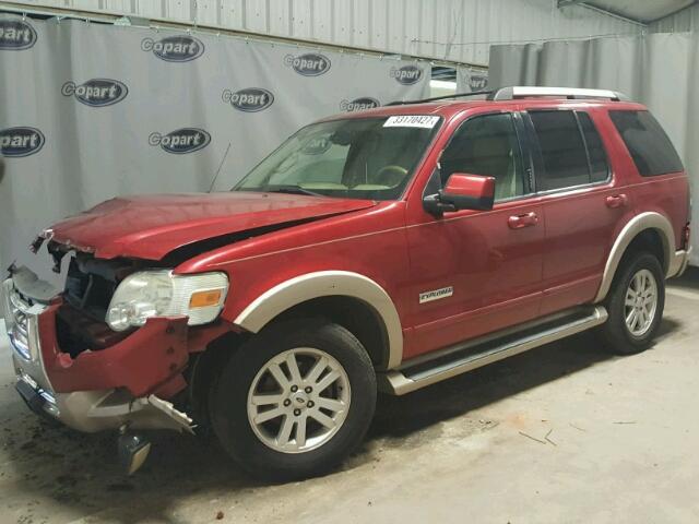 1FMEU64836UA23041 - 2006 FORD EXPLORER E BURGUNDY photo 2