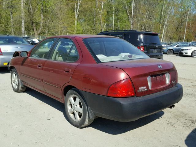 3N1AB51A14L742308 - 2004 NISSAN SENTRA 2.5 RED photo 3