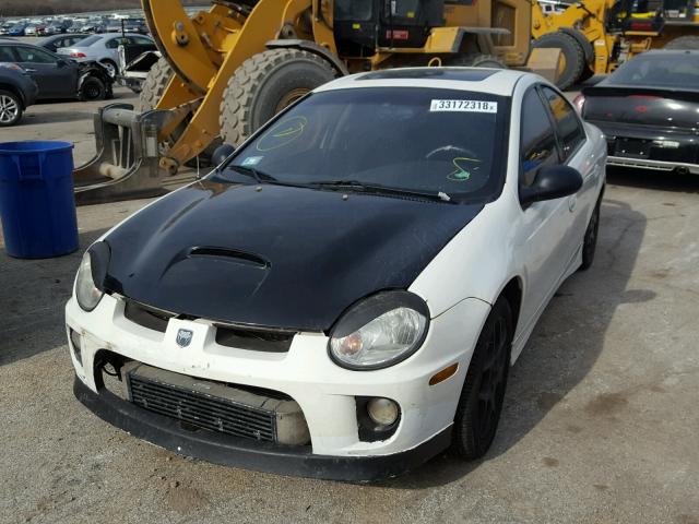 1B3AS66S35D286907 - 2005 DODGE NEON SRT-4 WHITE photo 2