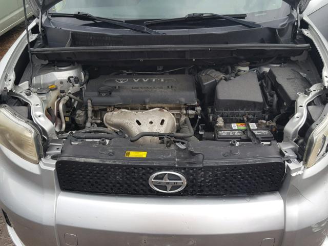 JTLKE50E681043383 - 2008 SCION XB SILVER photo 7