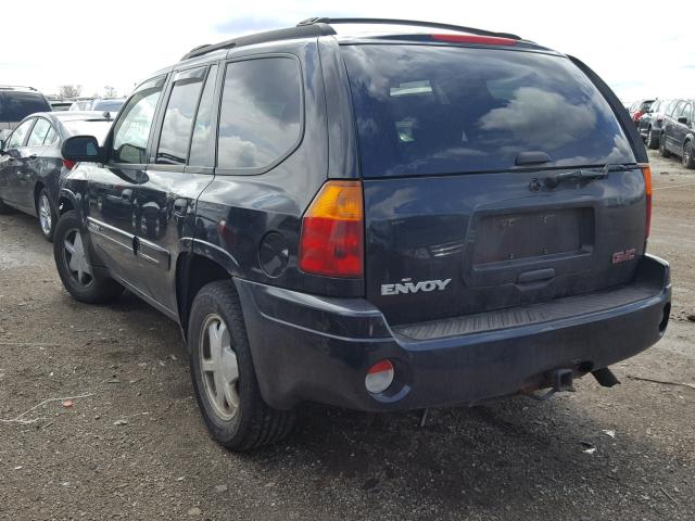 1GKDT13SX32117903 - 2003 GMC ENVOY BLACK photo 3