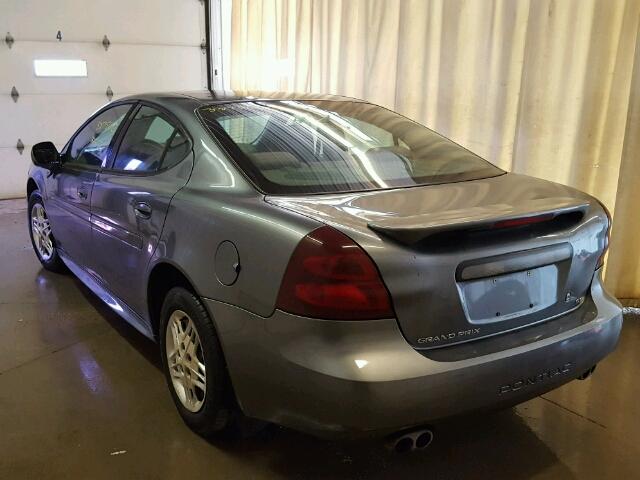 2G2WP522441358203 - 2004 PONTIAC GRAND PRIX GRAY photo 3