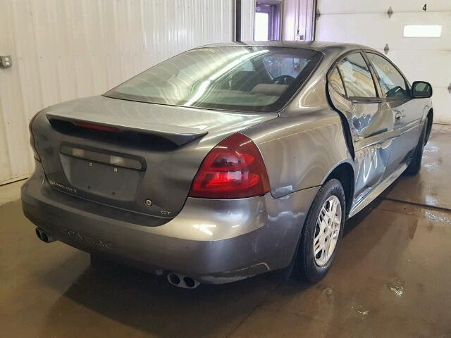 2G2WP522441358203 - 2004 PONTIAC GRAND PRIX GRAY photo 4