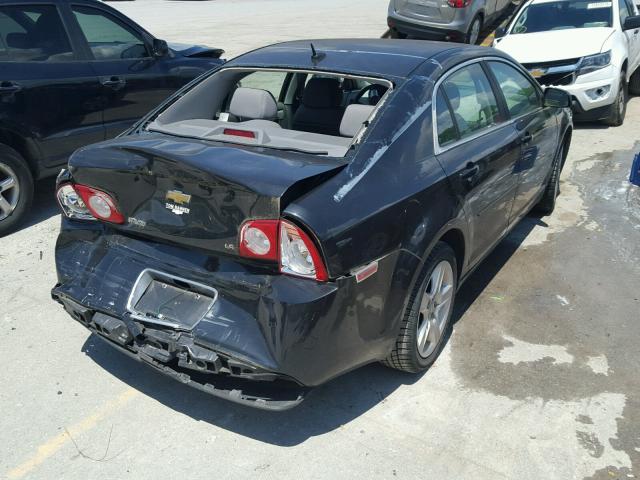 1G1ZG57BX9F254311 - 2009 CHEVROLET MALIBU LS 黑色 照片 4