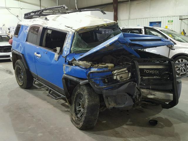 JTEBU11F770053712 - 2007 TOYOTA FJ CRUISER BLUE photo 1