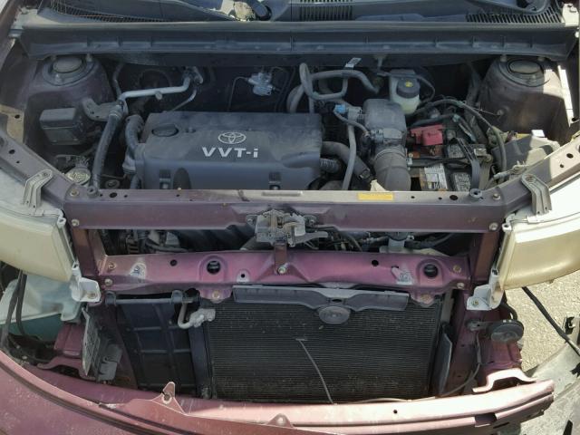 JTLKT324040144529 - 2004 TOYOTA SCION XB PURPLE photo 7