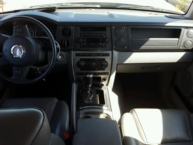 1J8HG48K87C598495 - 2007 JEEP COMMANDER CHARCOAL photo 10