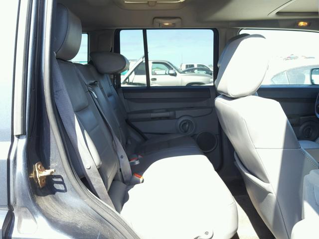 1J8HG48K87C598495 - 2007 JEEP COMMANDER CHARCOAL photo 6