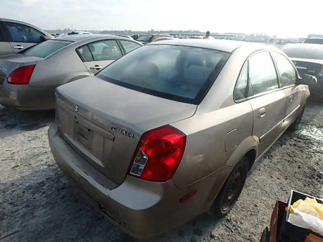 KL5JD52Z24K964942 - 2004 SUZUKI FORENZA S TAN photo 4