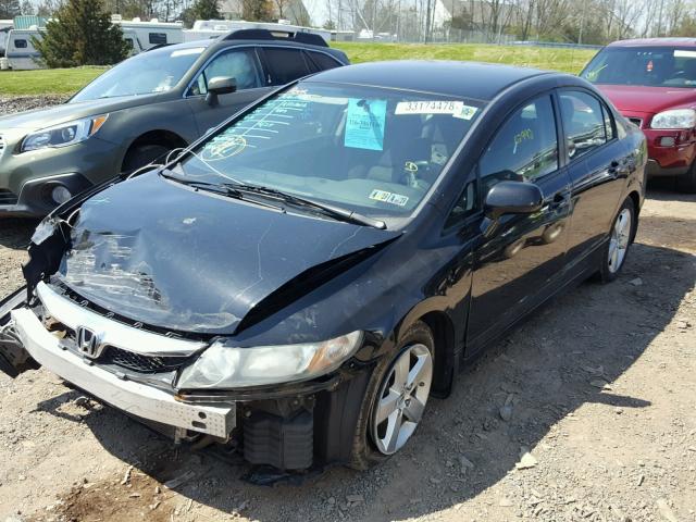 2HGFA1F60BH512687 - 2011 HONDA CIVIC LX-S BLACK photo 2