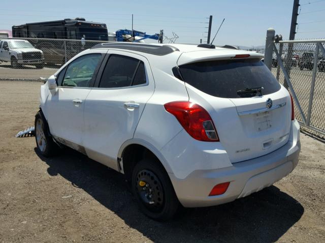 KL4CJBSB9FB073024 - 2015 BUICK ENCORE CON WHITE photo 3