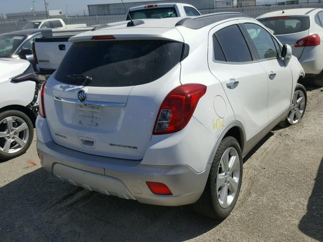 KL4CJBSB9FB073024 - 2015 BUICK ENCORE CON WHITE photo 4