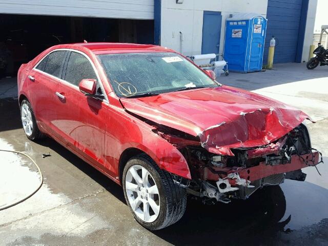 1G6AA5RXXD0166095 - 2013 CADILLAC ATS RED photo 1