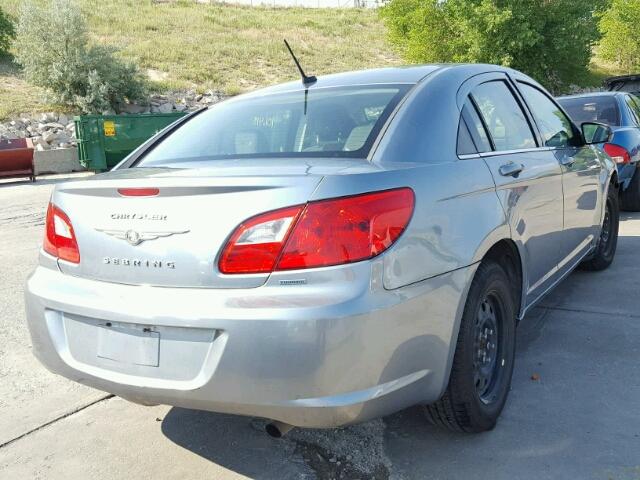 1C3CC4FB5AN161036 - 2010 CHRYSLER SEBRING GRAY photo 4