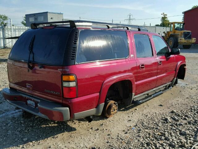 3GNFK16Z04G213328 - 2004 CHEVROLET K1500 SUBU RED photo 4