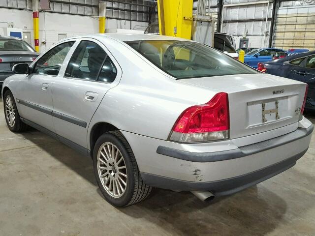 YV1RS58D222126660 - 2002 VOLVO S60 2.4T SILVER photo 3