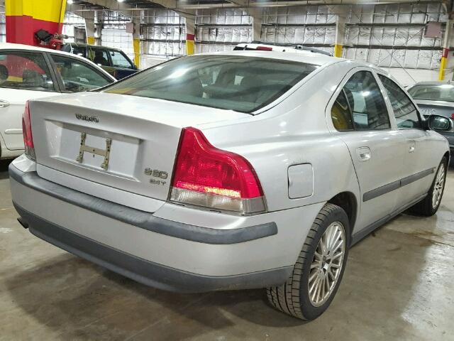 YV1RS58D222126660 - 2002 VOLVO S60 2.4T SILVER photo 4