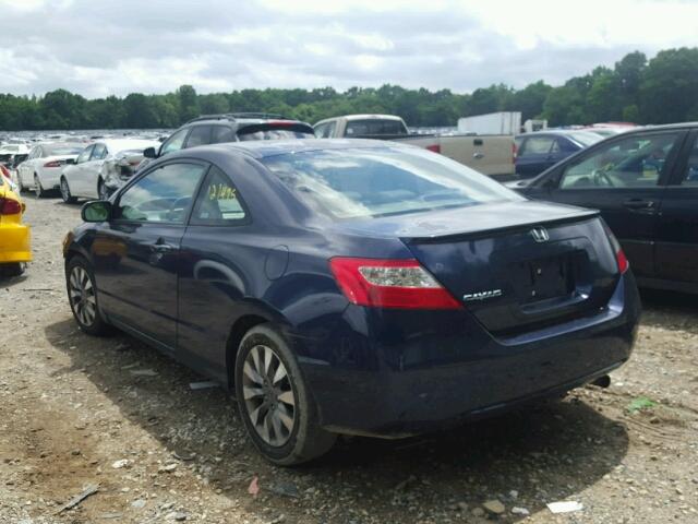 2HGFG12979H520956 - 2009 HONDA CIVIC EX-L BLUE photo 3