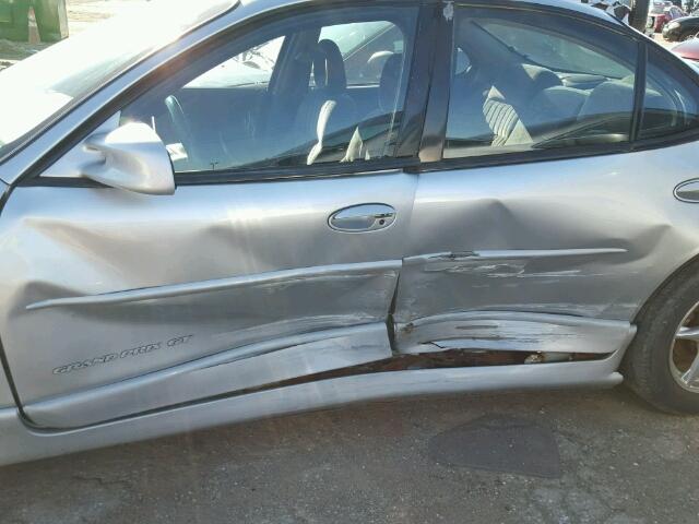 1G2WP52K01F165521 - 2001 PONTIAC GRAND PRIX SILVER photo 10