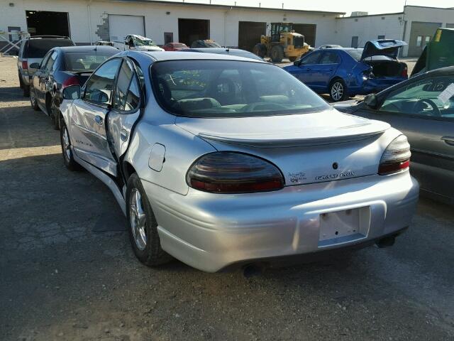 1G2WP52K01F165521 - 2001 PONTIAC GRAND PRIX SILVER photo 3