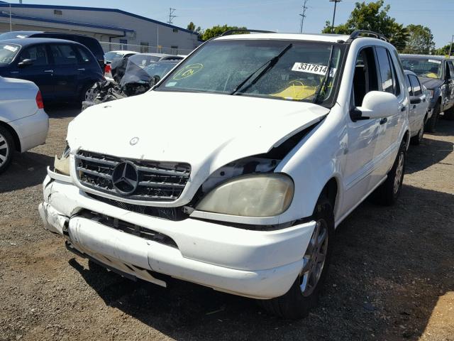 4JGAB72E5YA149585 - 2000 MERCEDES-BENZ ML 430 白色 照片 2