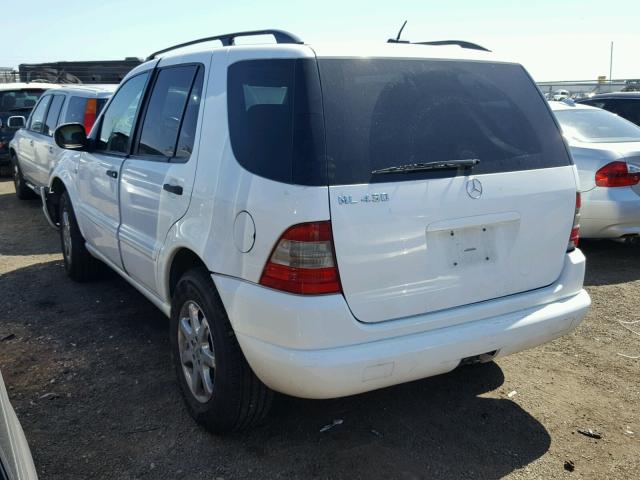 4JGAB72E5YA149585 - 2000 MERCEDES-BENZ ML 430 白色 照片 3