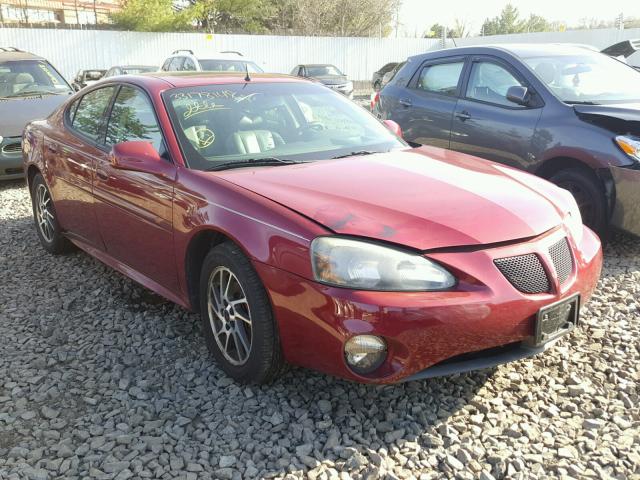 2G2WR524541115480 - 2004 PONTIAC GRAND PRIX წითელი ფოტო 1