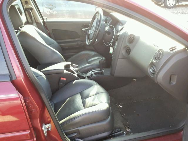 2G2WR524541115480 - 2004 PONTIAC GRAND PRIX წითელი ფოტო 5