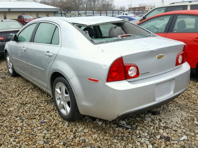 1G1ZA5E1XBF277878 - 2011 CHEVROLET MALIBU LS 银色 照片 3