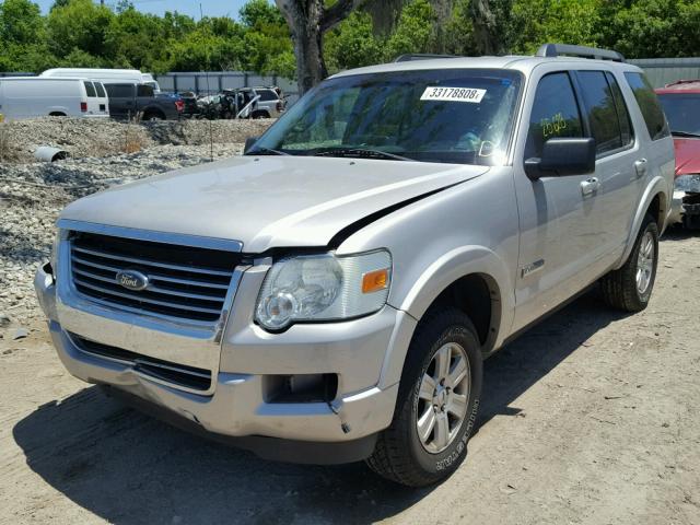 1FMEU63E18UA06488 - 2008 FORD EXPLORER X SILVER photo 2