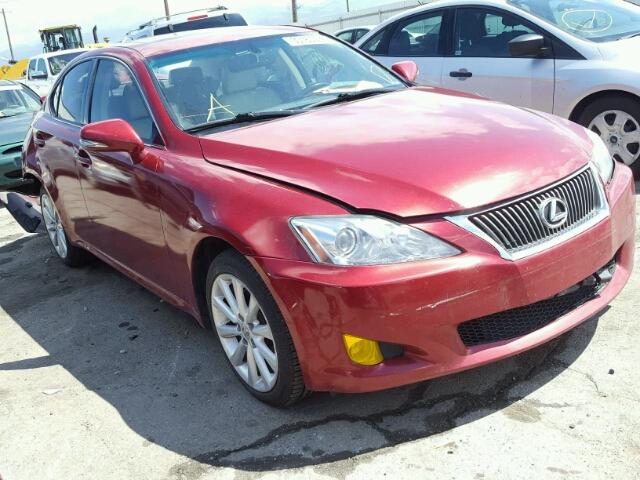 JTHCF5C23A5041490 - 2010 LEXUS IS 250 RED photo 1