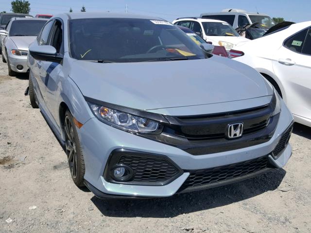 SHHFK7G4XJU210810 - 2018 HONDA CIVIC SPOR GRAY photo 1