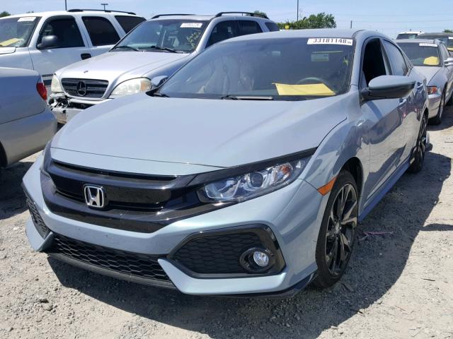 SHHFK7G4XJU210810 - 2018 HONDA CIVIC SPOR GRAY photo 2