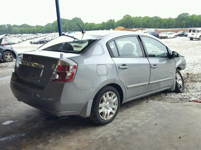 3N1AB6AP3AL623861 - 2010 NISSAN SENTRA 2.0 GRAY photo 4