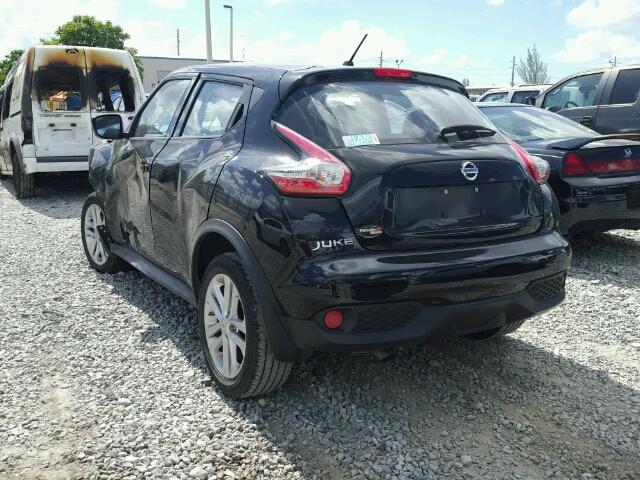 JN8AF5MR7FT506025 - 2015 NISSAN JUKE S BLACK photo 3