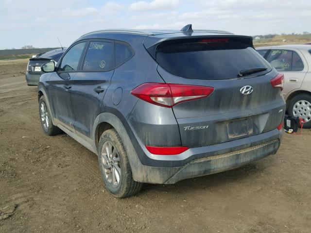 KM8J3CA47JU598222 - 2018 HYUNDAI TUCSON LIM GRAY photo 3