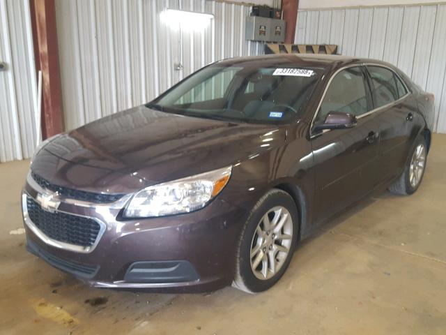 1G11C5SL6FF218796 - 2015 CHEVROLET MALIBU 1LT BURGUNDY photo 2