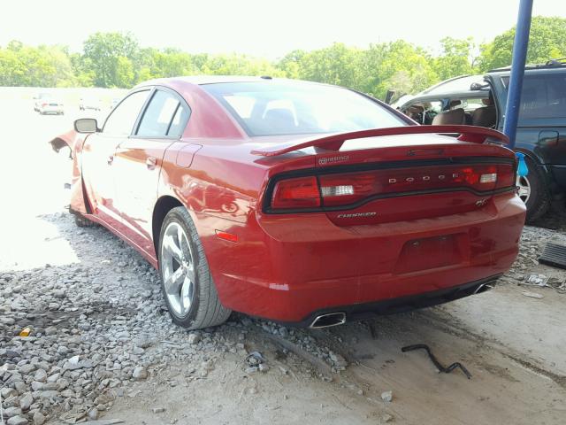 2C3CDXCT8CH239512 - 2012 DODGE CHARGER R/ RED photo 3