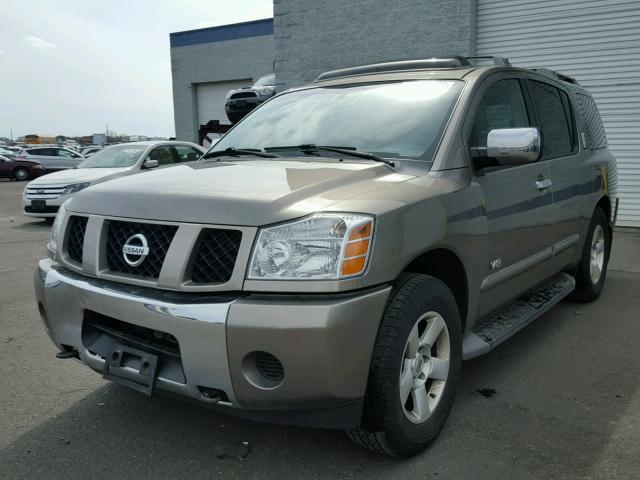 5N1BA08C07N713753 - 2007 NISSAN ARMADA SE GRAY photo 2