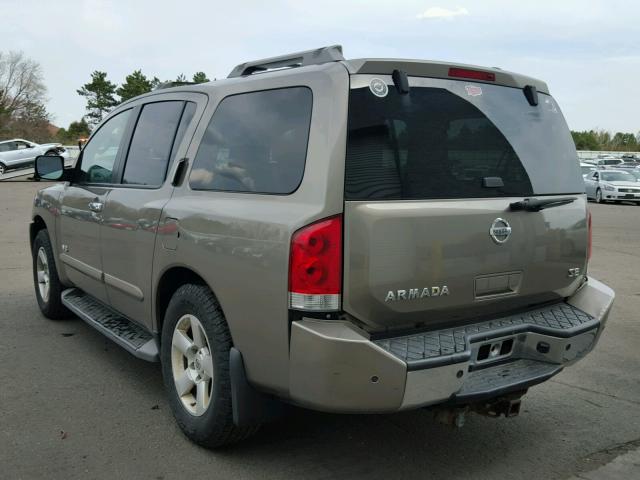 5N1BA08C07N713753 - 2007 NISSAN ARMADA SE GRAY photo 3