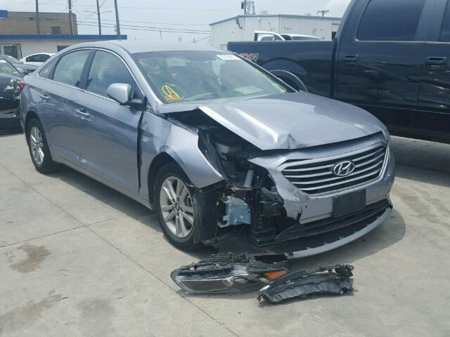 5NPE24AF0FH152673 - 2015 HYUNDAI SONATA SE GRAY photo 1