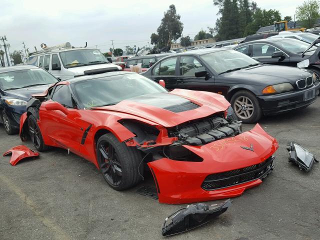 1G1YG2D74G5112811 - 2016 CHEVROLET CORVETTE S RED photo 1