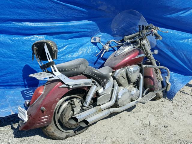 1HFSC52696A307027 - 2006 HONDA VTX1300 R BURGUNDY photo 4