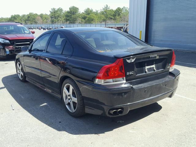 YV1RH527562540085 - 2006 VOLVO S60 R BLACK photo 3