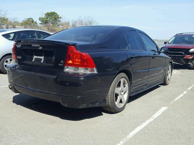 YV1RH527562540085 - 2006 VOLVO S60 R BLACK photo 4