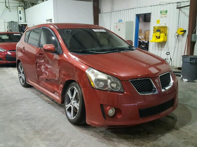 5Y2SR6E00AZ420560 - 2010 PONTIAC VIBE GT RED photo 1