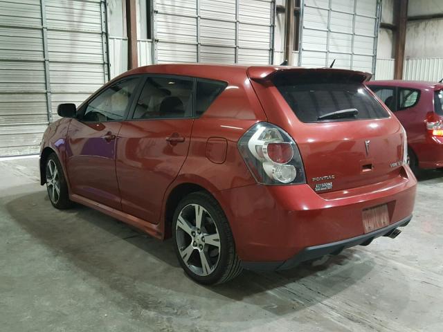 5Y2SR6E00AZ420560 - 2010 PONTIAC VIBE GT RED photo 3